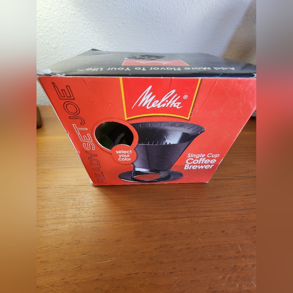 Melitta Ready Set Joe Pour Over Single Coffee Brewer